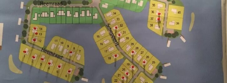 55% van de vrije kavels Tersluis onder optie!