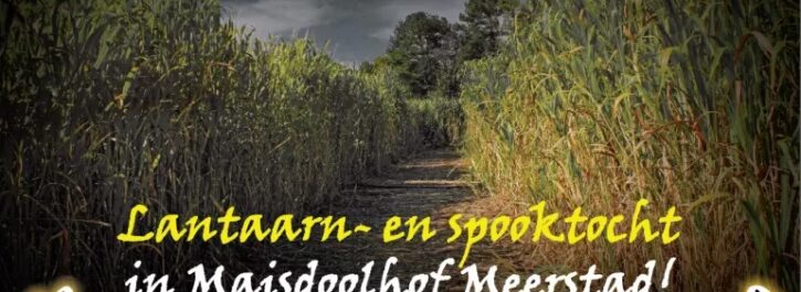 Lantaarn- en spooktocht op 19 en 20 oktober in Maisdoolhof Meerstad