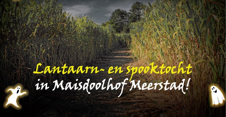 Lantaarn- en spooktocht op 19 en 20 oktober in Maisdoolhof Meerstad