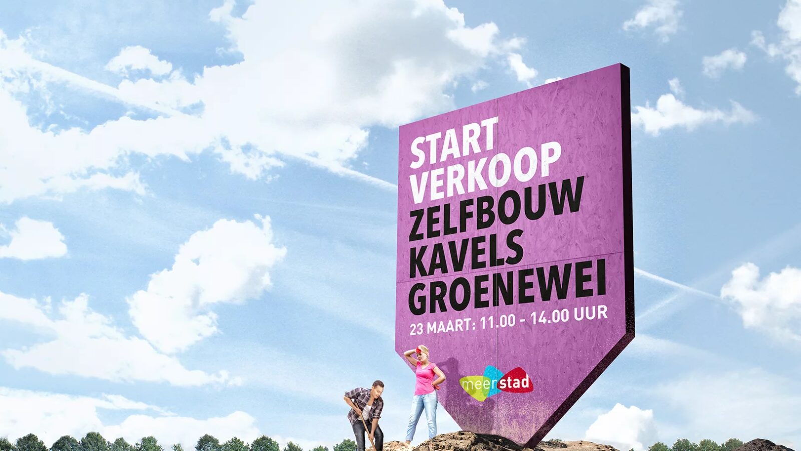 23 maart – Start verkoop ‘Zelfbouwkavels Groenewei’