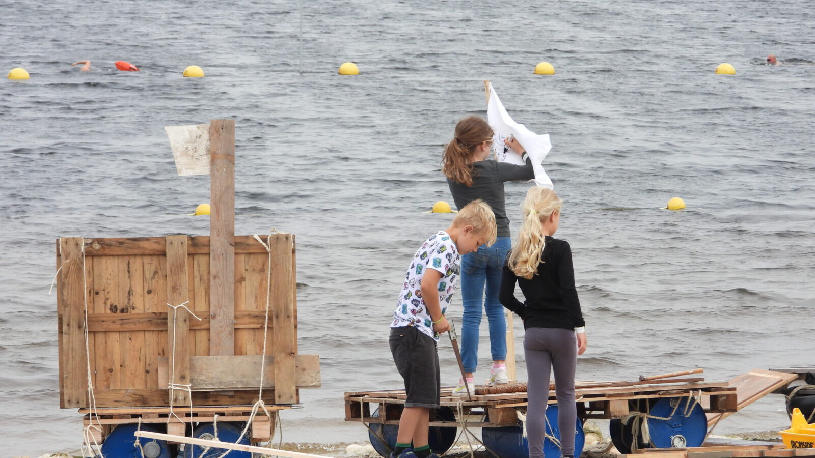 Jonge vlottenbouwers weer aan de slag in Meerstad