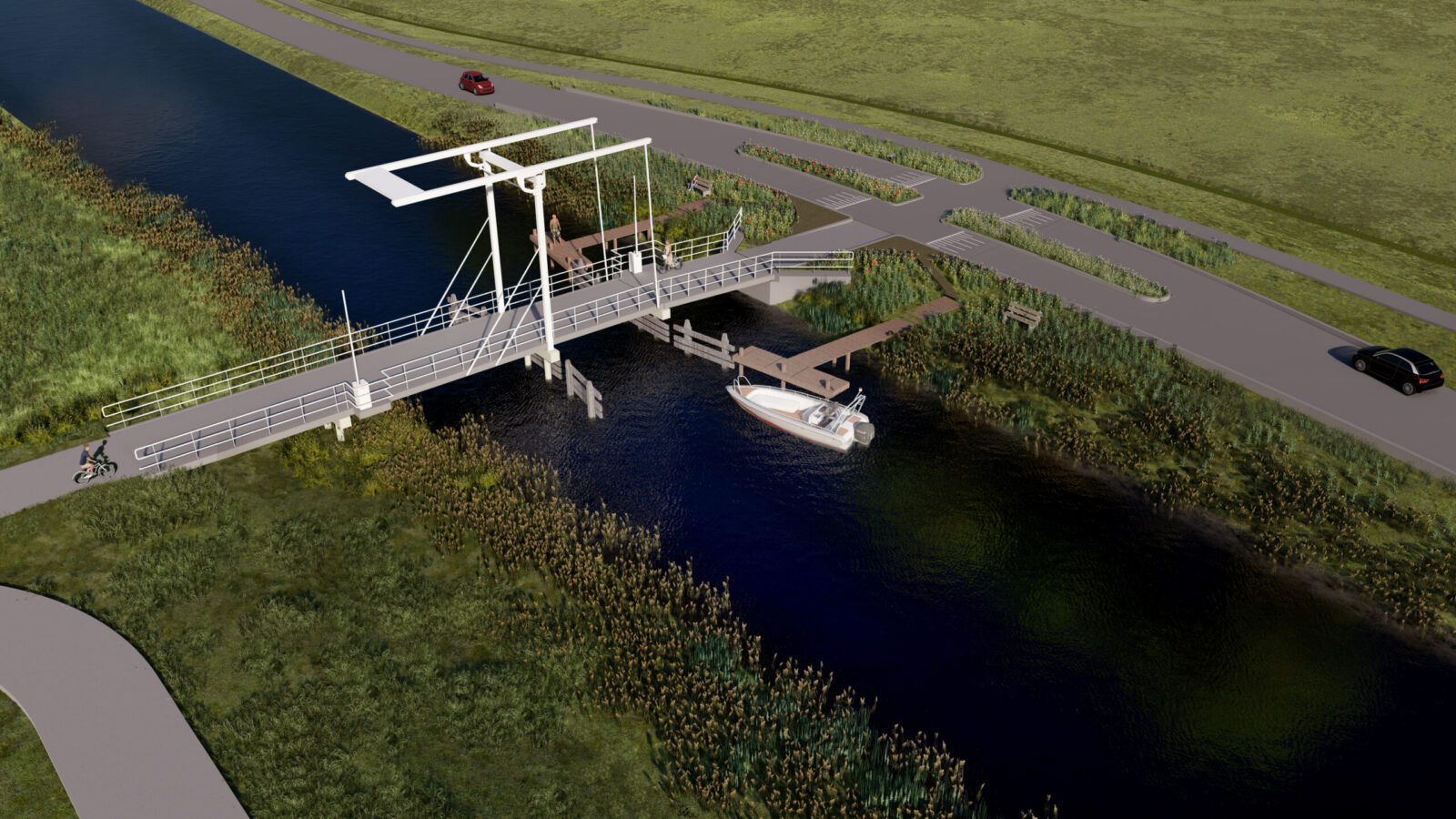 Vertraging ingebruikname langzaamverkeerbrug Slochterdiep